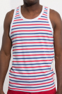 Marcel Gentleman/ Blue White Red Thick Stripes